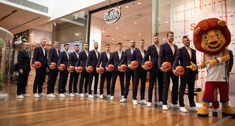Blažek obléká českou basketbalovou reprezentaci